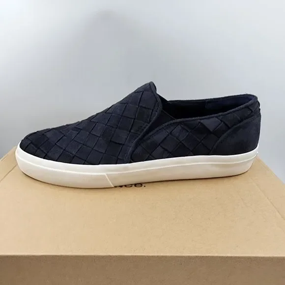 Vince | Shoes | Vince Fletcher Woven Suede Slipon Sneakers  display picture 1
